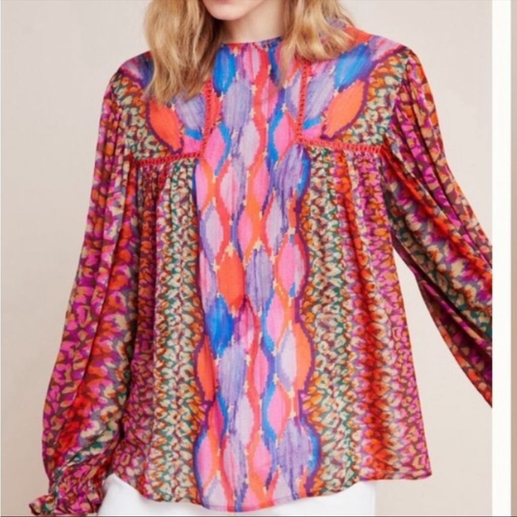 Anthropologie Miranda Peasant Blouse